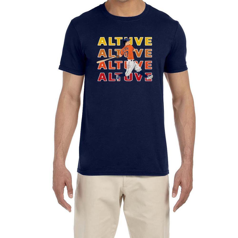 Houston Astros Jose Altuve Baseball Fan Graphic T-Shirt